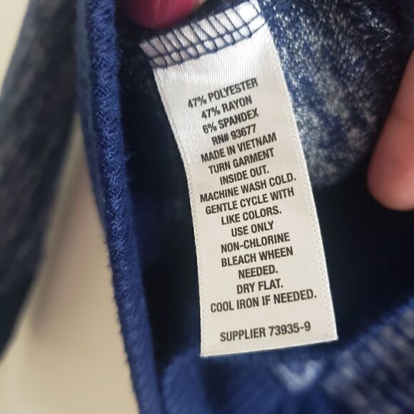 A.N.A Blue and White Soft Sweater - Picture 3 of 4